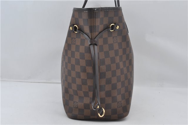 Authentic Louis Vuitton Damier Neverfull MM Shoulder Tote Bag N51105 LV 7565E