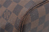 Authentic Louis Vuitton Damier Neverfull MM Shoulder Tote Bag N51105 LV 7565E