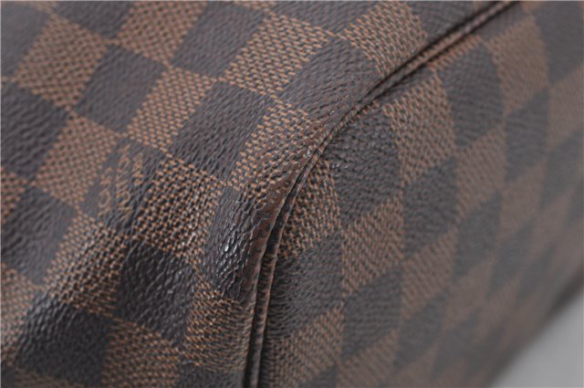 Authentic Louis Vuitton Damier Neverfull MM Shoulder Tote Bag N51105 LV 7565E