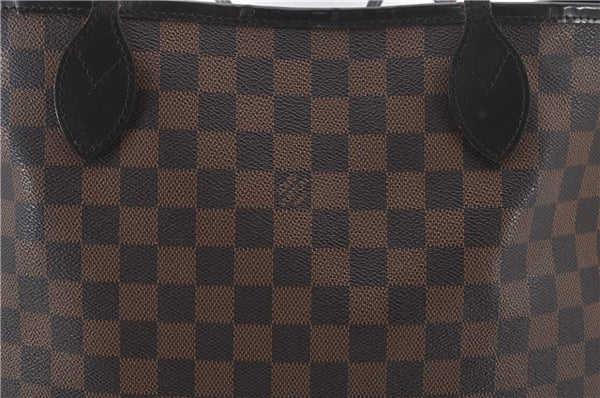 Authentic Louis Vuitton Damier Neverfull MM Shoulder Tote Bag N51105 LV 7565E