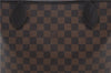 Authentic Louis Vuitton Damier Neverfull MM Shoulder Tote Bag N51105 LV 7565E