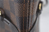 Authentic Louis Vuitton Damier Neverfull MM Shoulder Tote Bag N51105 LV 7565E