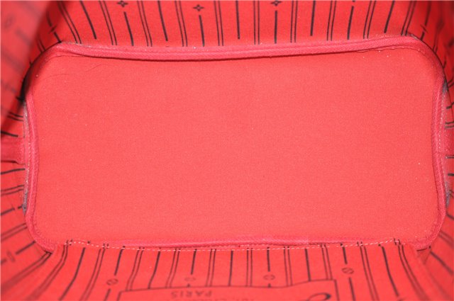 Authentic Louis Vuitton Damier Neverfull MM Shoulder Tote Bag N51105 LV 7565E