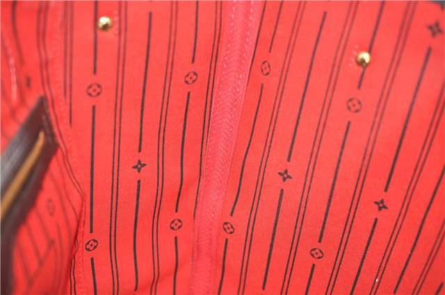 Authentic Louis Vuitton Damier Neverfull MM Shoulder Tote Bag N51105 LV 7565E