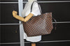 Authentic Louis Vuitton Damier Neverfull MM Shoulder Tote Bag N51105 LV 7565E