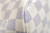 Authentic Louis Vuitton Damier Azur Neverfull MM Tote Bag N51107 LV 7776E