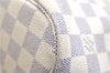 Authentic Louis Vuitton Damier Azur Neverfull MM Tote Bag N51107 LV 7776E