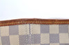 Authentic Louis Vuitton Damier Azur Neverfull MM Tote Bag N51107 LV 7776E