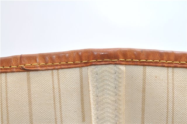 Authentic Louis Vuitton Damier Azur Neverfull MM Tote Bag N51107 LV 7776E