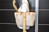 Authentic Louis Vuitton Damier Azur Neverfull MM Tote Bag N51107 LV 7776E