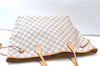 Authentic Louis Vuitton Damier Azur Neverfull MM Tote Bag N51107 LV 7779E