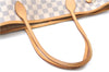 Authentic Louis Vuitton Damier Azur Neverfull MM Tote Bag N51107 LV 7779E
