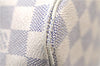 Authentic Louis Vuitton Damier Azur Neverfull MM Tote Bag N51107 LV 7779E