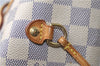 Authentic Louis Vuitton Damier Azur Neverfull MM Tote Bag N51107 LV 7779E