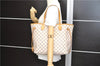 Authentic Louis Vuitton Damier Azur Neverfull MM Tote Bag N51107 LV 7779E