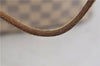 Authentic Louis Vuitton Damier Azur Neverfull MM Tote Bag N51107 LV 7966D