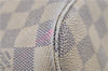 Authentic Louis Vuitton Damier Azur Neverfull MM Tote Bag N51107 LV 7966D