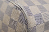Authentic Louis Vuitton Damier Azur Neverfull MM Tote Bag N51107 LV 7966D
