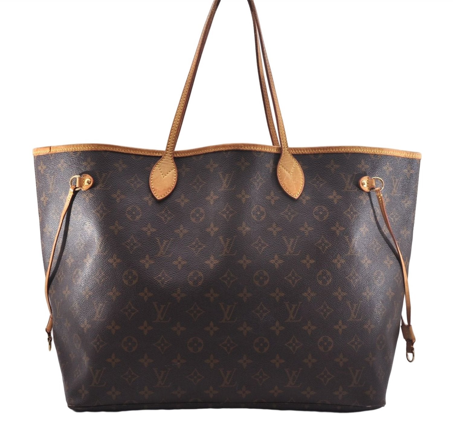 Authentic Louis Vuitton Monogram Neverfull GM Shoulder Tote Bag M40157 LV 8031E