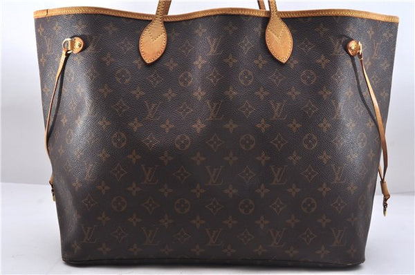 Authentic Louis Vuitton Monogram Neverfull GM Shoulder Tote Bag M40157 LV 8031E