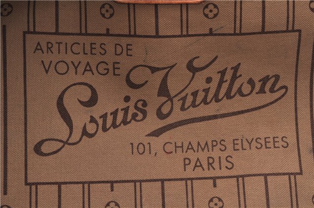 Authentic Louis Vuitton Monogram Neverfull GM Shoulder Tote Bag M40157 LV 8031E