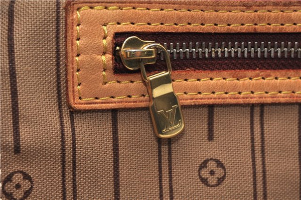 Authentic Louis Vuitton Monogram Neverfull GM Shoulder Tote Bag M40157 LV 8031E