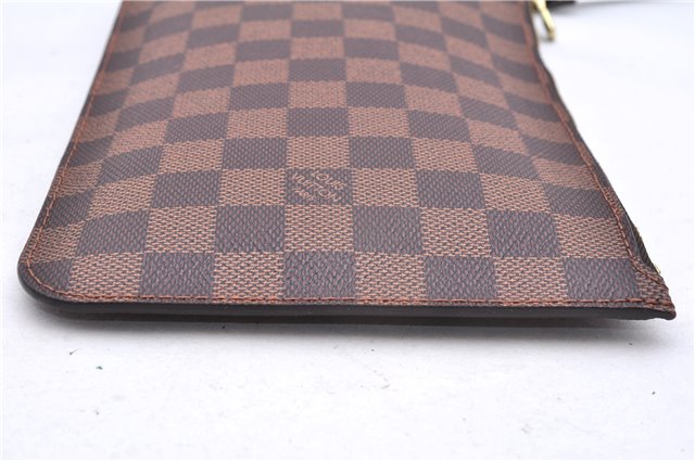 Authentic Louis Vuitton Damier Neverfull Pouch Purse Clutch Bag LV 8102E