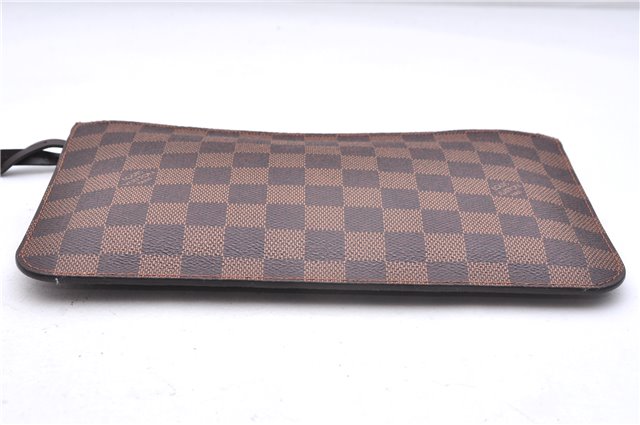 Authentic Louis Vuitton Damier Neverfull Pouch Purse Clutch Bag LV 8102E