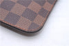 Authentic Louis Vuitton Damier Neverfull Pouch Purse Clutch Bag LV 8102E