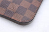 Authentic Louis Vuitton Damier Neverfull Pouch Purse Clutch Bag LV 8102E