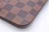 Authentic Louis Vuitton Damier Neverfull Pouch Purse Clutch Bag LV 8102E