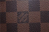 Authentic Louis Vuitton Damier Neverfull Pouch Purse Clutch Bag LV 8102E