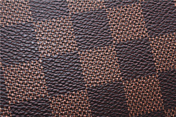Authentic Louis Vuitton Damier Neverfull Pouch Purse Clutch Bag LV 8102E