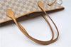 Authentic Louis Vuitton Damier Azur Neverfull MM Tote Bag N51107 LV 8135D