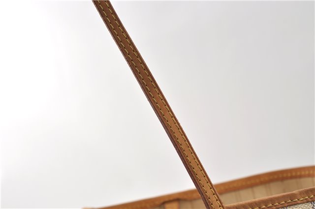 Authentic Louis Vuitton Damier Azur Neverfull MM Tote Bag N51107 LV 8135D