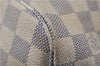 Authentic Louis Vuitton Damier Azur Neverfull MM Tote Bag N51107 LV 8135D