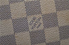 Authentic Louis Vuitton Damier Azur Neverfull MM Tote Bag N51107 LV 8135D