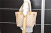 Authentic Louis Vuitton Damier Azur Neverfull MM Tote Bag N51107 LV 8135D