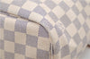 Authentic Louis Vuitton Damier Azur Neverfull MM Tote Bag N51107 LV 8466D