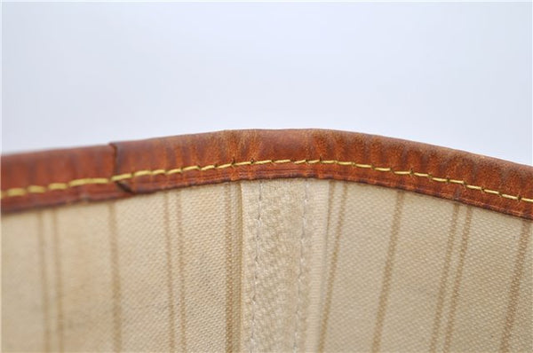 Authentic Louis Vuitton Damier Azur Neverfull MM Tote Bag N51107 LV 8466D