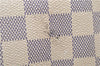 Authentic Louis Vuitton Damier Azur Neverfull MM Tote Bag N51107 LV 8466D