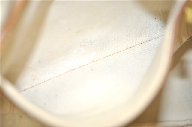 Authentic Louis Vuitton Damier Azur Neverfull MM Tote Bag N51107 LV 8466D