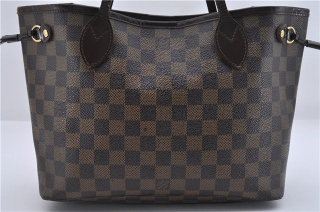 Authentic Louis Vuitton Damier Neverfull PM Shoulder Tote Bag N51109 LV 8505D