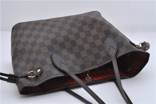 Authentic Louis Vuitton Damier Neverfull PM Shoulder Tote Bag N51109 LV 8505D