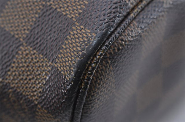 Authentic Louis Vuitton Damier Neverfull PM Shoulder Tote Bag N51109 LV 8505D