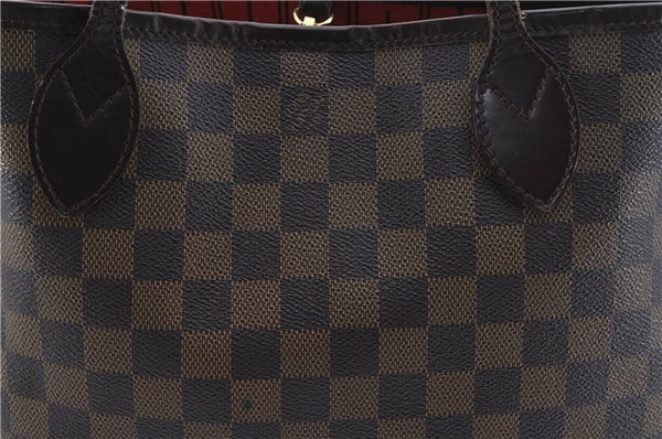 Authentic Louis Vuitton Damier Neverfull PM Shoulder Tote Bag N51109 LV 8505D
