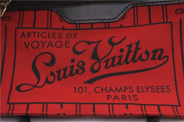 Authentic Louis Vuitton Damier Neverfull PM Shoulder Tote Bag N51109 LV 8505D