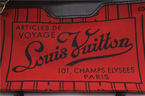 Authentic Louis Vuitton Damier Neverfull PM Shoulder Tote Bag N51109 LV 8505D