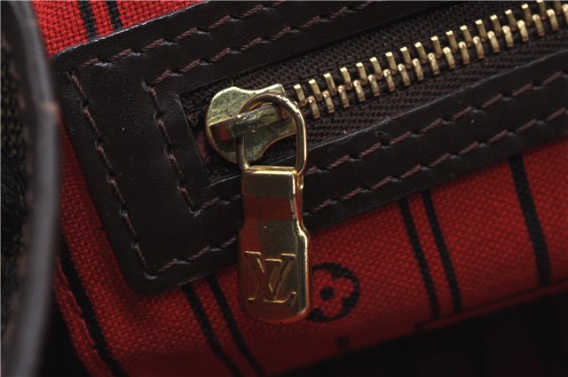 Authentic Louis Vuitton Damier Neverfull PM Shoulder Tote Bag N51109 LV 8505D