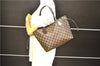 Authentic Louis Vuitton Damier Neverfull PM Shoulder Tote Bag N51109 LV 8505D